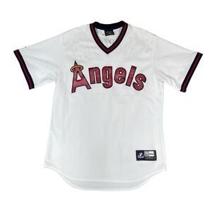 Los Angeles Angels Jersey L White 48 Reggie Jackson Cooperstown Collection USA